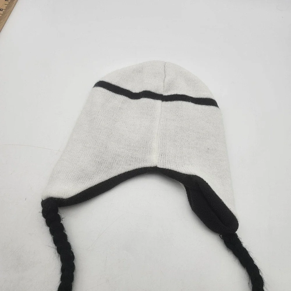 Star Wars‎ Stormtrooper Hat Trapper Boys One Size White Ear Flap Winter Tassel